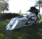 008-25 Dntd Stretched Saddlebags And Rear Fender For Harley Davidson Touring