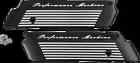 0200-2001-bm Performance Machine Saddlebag Latch Covers Contrast Cut Fluted