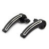 03-337 Arlen Ness Beveled Saddlebag Latch Levers Black Harley Davidson