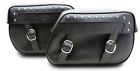 05-12 990a0-77045-std Suzuki Boulevard C50 C50t Studded Synthetic Leather Saddlebags