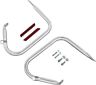 0505-1561 Drag Specialties Saddlebag Guards Chrome