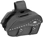 10-8993 River Road Quantum Series Large Studded Windswept Saddlebags Part