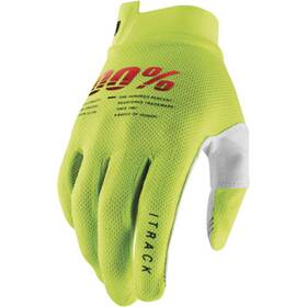 10009-00007 100% Youth I-track Gloves - Fluo Yellow Xl