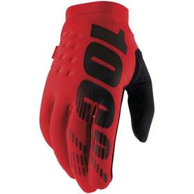 10016-003-12 100% Mens Brisker Cold-weather Gloves Red Large