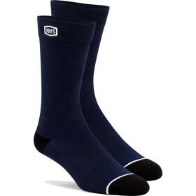 20050-00004 100% Solid Socks - Navy Small/medium