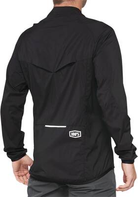 40042-00000 100% Corridor Stretch Windbreaker Jacket - Black Small