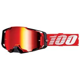 50005-00033 100% Armega Goggle Red Frame/red Mirror Lens