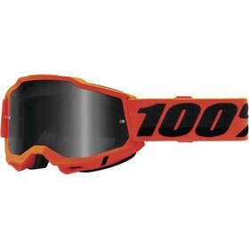 50020-00004 100% Accuri 2 Sand Goggles - Neon Orange Smoke