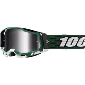 50121-252-16 100% Racecraft 2 Goggles - Milori Silver Mirror Display Model