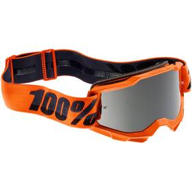 50221-252-05 100% Accuri 2 Goggles - Neon Orange Silver Mirror