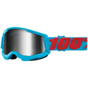 50421-252-08 100% Strata 2 Goggles - Summit Silver Mirror