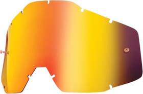 59018-00002 100 100% Mx Motocross Replacement Lens Kids Accuri/strata Goggles Red Mirror Youth