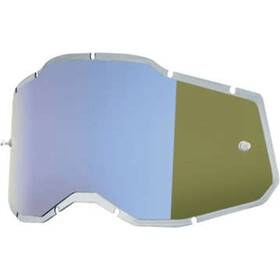 59091-00003 100% Accuri 2/racecraft 2/strata 2 Lens - Injected Blue Mirror