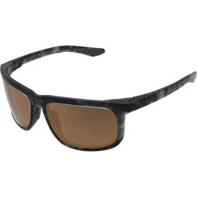 61036-259-73 100% Hakan Sunglasses - Black Havana Bronze