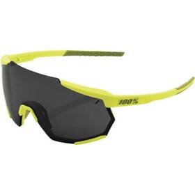 61037-004-61 100% Racetrap Sunglasses - Yellow Black Mirror Lens