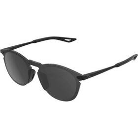 61040-001-57 100% Legere Sunglasses - Round Black Smoke