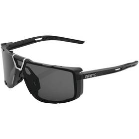 61045-102-01 100% Eastcraft Sunglasses - Matte Black Smoke Lens