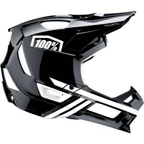 80003-00007 100% Trajecta Helmet - Fidlock Black/white Large