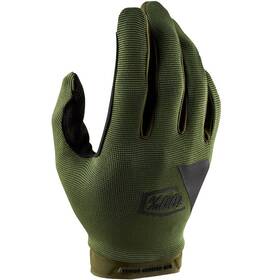 100% 841269185691 Ridecamp Glove - Mens Green/black M
