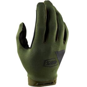 100% 841269185714 Ridecamp Glove - Mens Green/black Xl