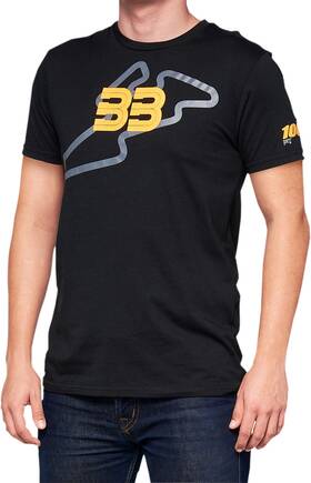 Bb-32141-001-13 100% Bb33 Track T-shirt - Black Xl