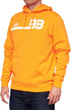 Bb-36045-476-12 100% Bb33 Pullover Kangaroo Pocket Hoodie - Orange Large