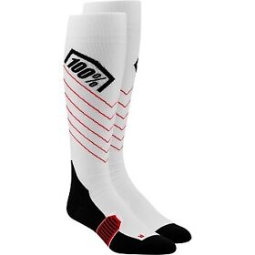 20054-00006 100% Hi Side Riding Socks Large X-large White