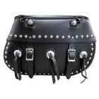 110zsc Part Leatherworks Classic Studded Saddlebags