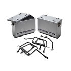 1467340011 Tusk Aluminum Panniers With Pannier Racks Large Silver