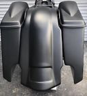 1637524yy Pmbe Stretched Saddlebags Touring Harley Flh Bagger Overlay Fender