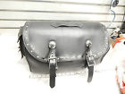19x11 Luggage Roll Sissybar Sadddlebag Bag Harley Rack Conchos T Motorcycle
