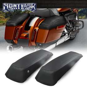 Mmo559986 2014mmotor Leather Saddlebag Lid Waterproof Cover Fit For 14-23 Harley Touring Hardbags
