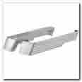202-raw-14 3501-0960 Cyclesmiths Harley-davidson Unfinished Aluminum Billet 3 Saddlebag Extensions Without Cutouts