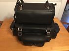 226001124365 Milwaukee Leather Two Piece Touring Pack Sissy Bar Bag