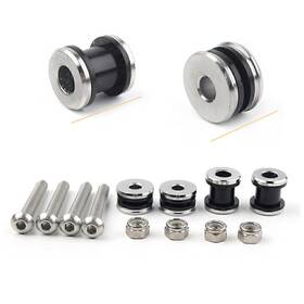 22shopde 421112851661 Sissy Bar Backrest Docking Hardware Kit Detachable For Harley 883 1200 04-17 Us