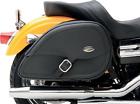 3501-0459 Unbranded Saddlemen Drifter Teardrop Saddlebag With Shock Cutaway