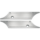 3501-0702 Smooth Saddlebag Latch Covers
