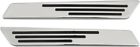 3501-0962 Drag Specialties Chrome Saddlebag Hinge Inserts For Harley Touring Fl