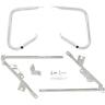 3501-1424 Drag Specialties Saddlebag Guards Support Kit Chrome