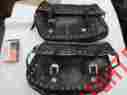 40-50s 1950-59 Harley Davidson Leather Saddle Bags From The Panhead Flat Knucklehead