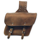 404t Part Leatherworks Distressed Brown Throwover Saddlebags