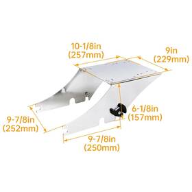 431224865144 Tour Pack Pak Mount Rack Trunk Bracket For Harley Softail Heritage Deluxe Fatboy
