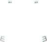 45-8918-9 Drag Specialties New Saddlebag Lens Grille Set