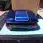 53217-09cww Harley-davidson Harley Davidson Oem Tour Pack Trunk Black Blue Ice With Cherry
