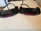 56605-99a Harley Black Saddlebag Red Led Tail Brake Light Spoiler Kit