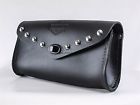 58298-87 Davidson Black Bag Leather Harley Logo Embossed Windshield