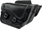 58709-20 Willie Max Braided Large Slant Saddlebags