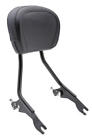 602-2000b Cobra Detachable Backrest Black Harley Davidson Dresser