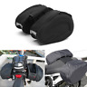 610234314448 Unbranded Universal Expandable Motorcycle Saddlebags Rear Seat Luggage