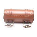 629771096595 Unbranded Stylish Brown Pu Leather Motor Saddle Pouch
